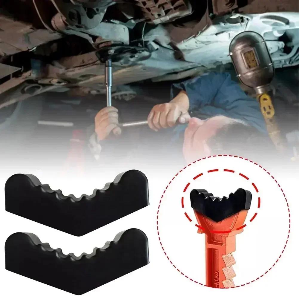 NEW Car Slotted Lift Jack Stand Rubber Pad Floor Adapter 3Ton Frame Safety Grip Lifting Tools 6Ton Repair Rail Pads Universal