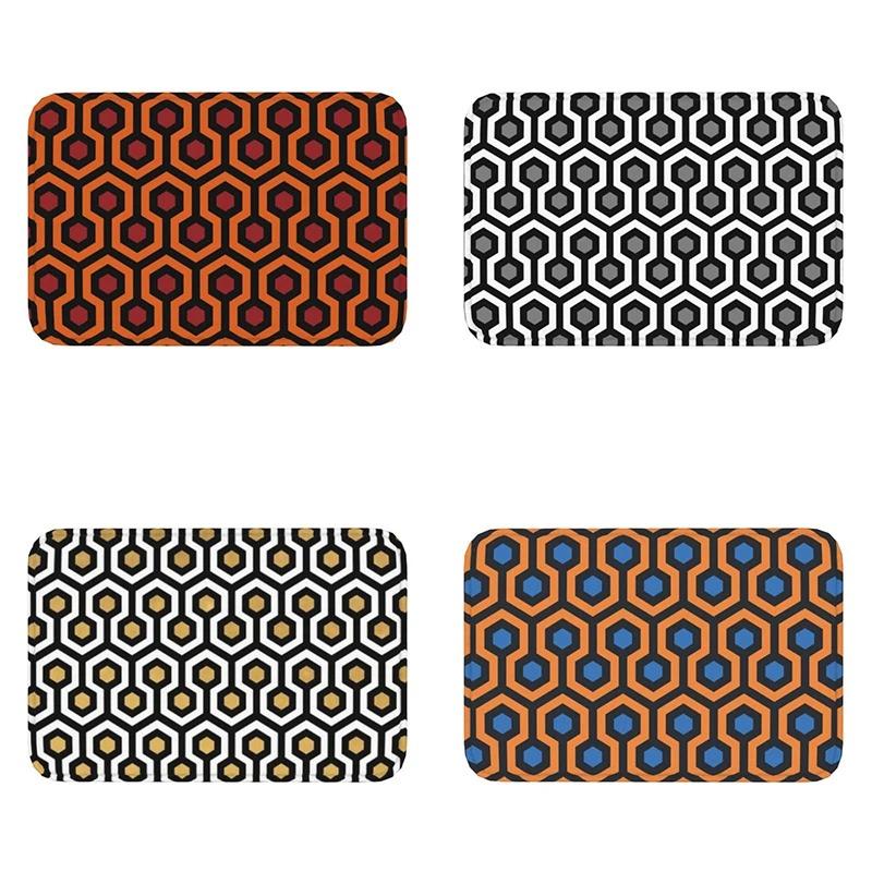 

Orange Shiny Ring Hexagonal Placemat Kitchen Mat Coffee Table Non Slip Mat Dishwashing Drainage Mat Kitchen Accessories 20x30cm
