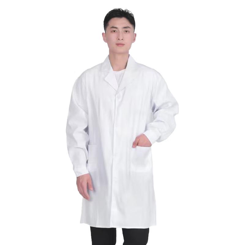 Yi Bai Yi Long Sleeve Lab Coat