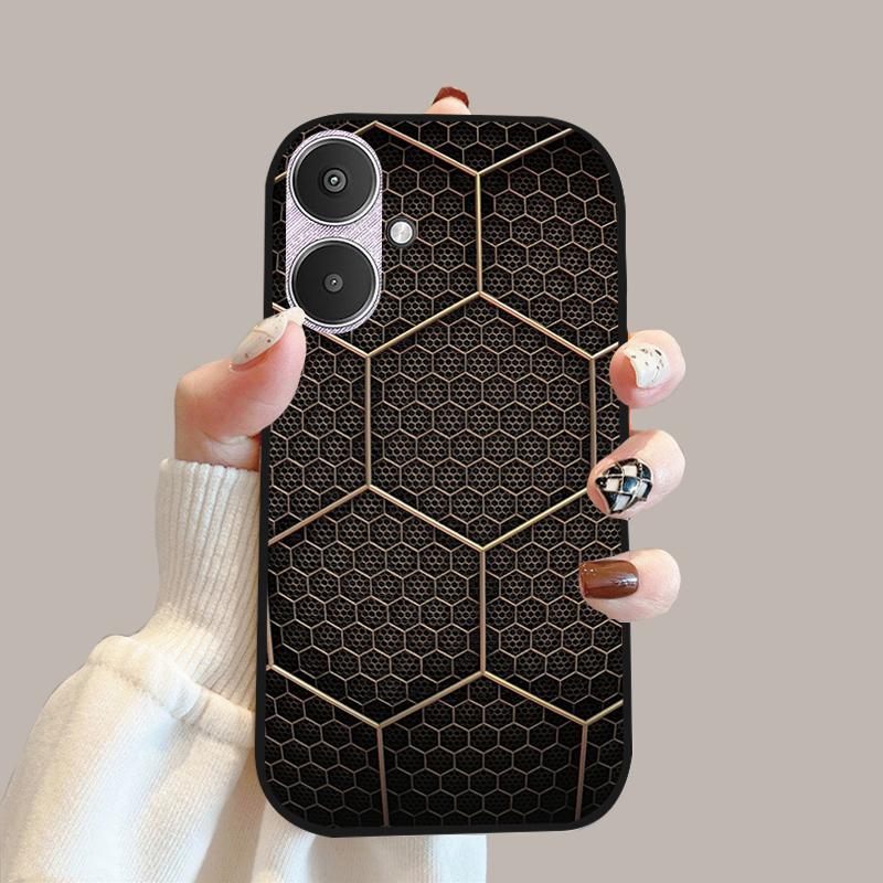For Xiaomi Poco M6 5G Case 23128PC33I Silicone TPU Soft Phone Cover Cases For Redmi 13C 13R 5G Fashion Protective Fundas Shells