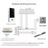 Realand Waterproof Fingerprint & Card Access Control System CN plug (adapter included)