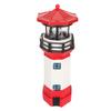 Solar Lighthouse 360 Degree Rotating Lighthouse Decoration Fadeless Resin LED Garden Lighthouse for Balcony Lawn BS38062