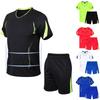 Breathable Summer Quick-drying Sports Suit With Short Sleeve T-shirt And Shorts**