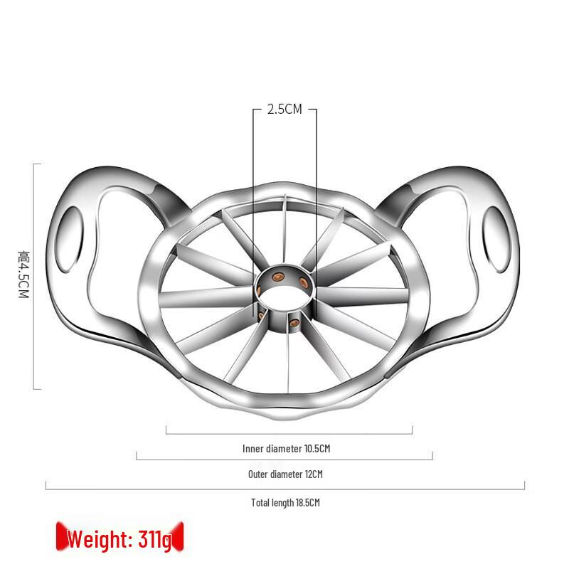 ZISIZ 304 Stainless Steel Apple Slicer