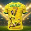 2026 Nuovi Arrivi Edizione Speciale Ronaldo 7 Maglia da Calcio Oversize Sportiva Manica Corta Uniforme da Allenamento Maglietta da Calcio Maglietta per Bambino