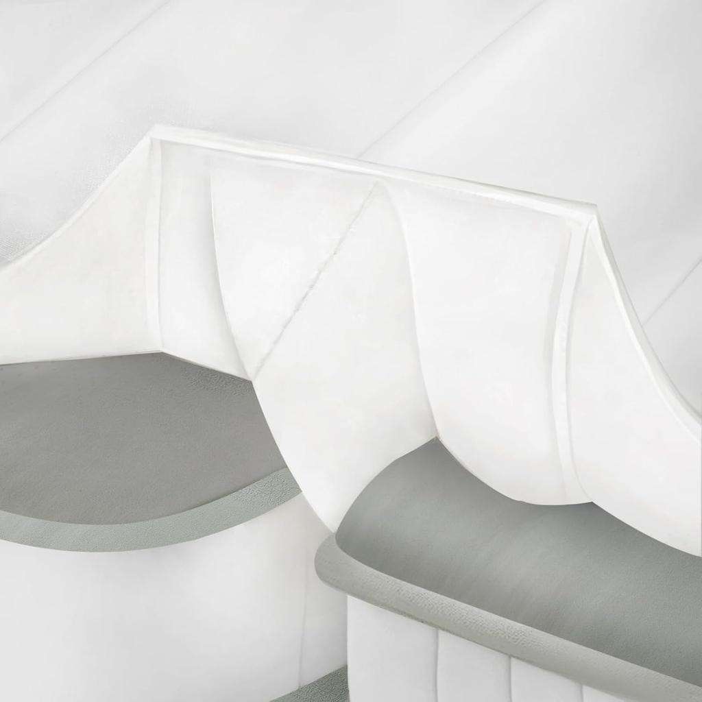 3-in-1 Bed Bridge Twin to King with Fitted Sheet|Split King Gap Filler for Adjustable Bed| 78"x 75"|White (Patent Licensing)