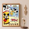 Diamond Painting Kit, 5D Mickey Mouse Boom Home Wall Decoration Art Gift for Living Room, Bedroom, Study