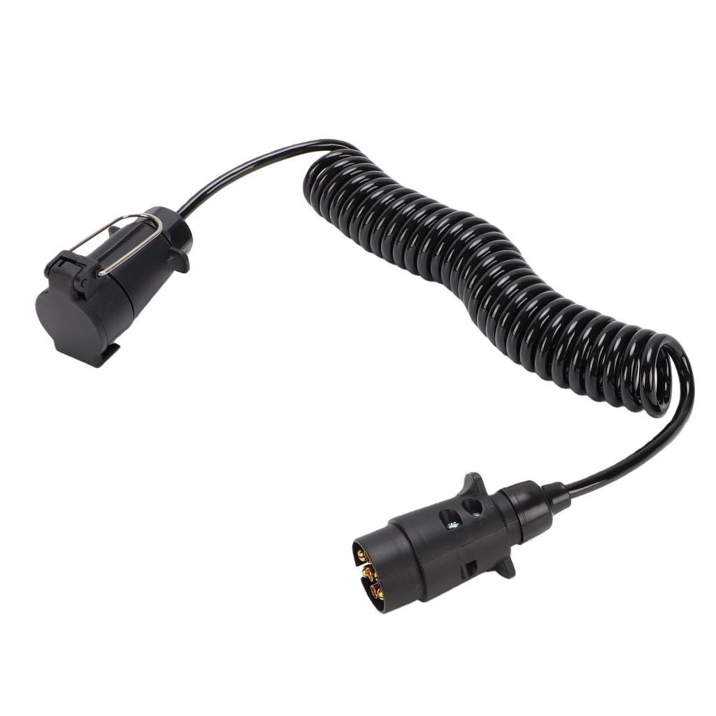 Trailer Extension Cord 9.84FT Length 7 Pin Plug and Socket Gooseneck Trailers Truck Bed Electrical Wire for RV