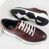 Top Quality Handmade Men Casual Leather Shoes No-Slip Brand Outdoor Mixed Color Genuine Leather Men Sneakers Plus Size 38-46