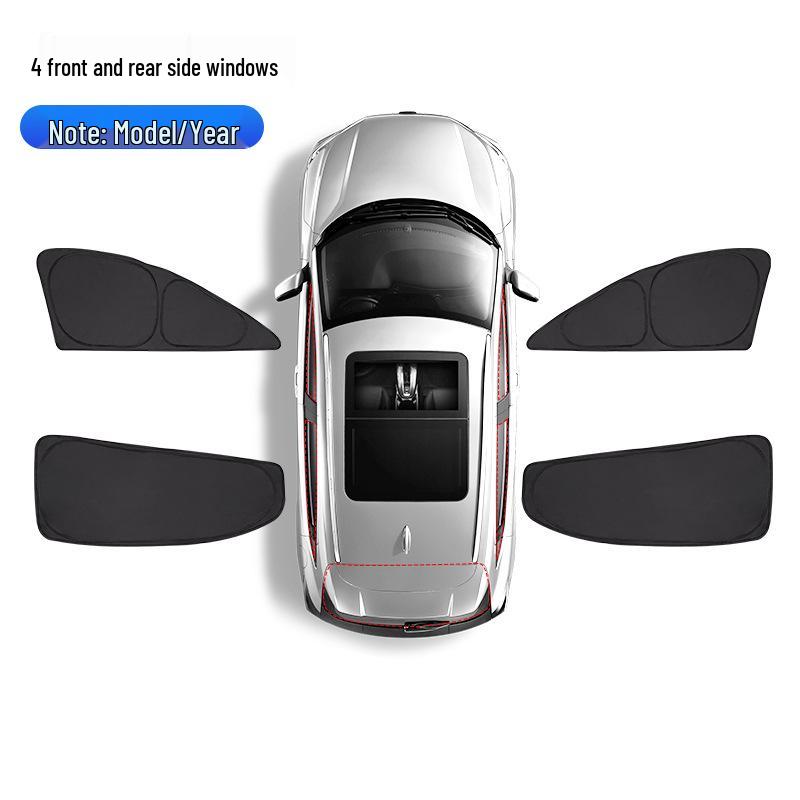 Car Window Sunshade for Ruilan 7/8/9, Maple Leaf 80V: Sun Protection, Heat Insulation, Camping, Privacy, & Light Blocking