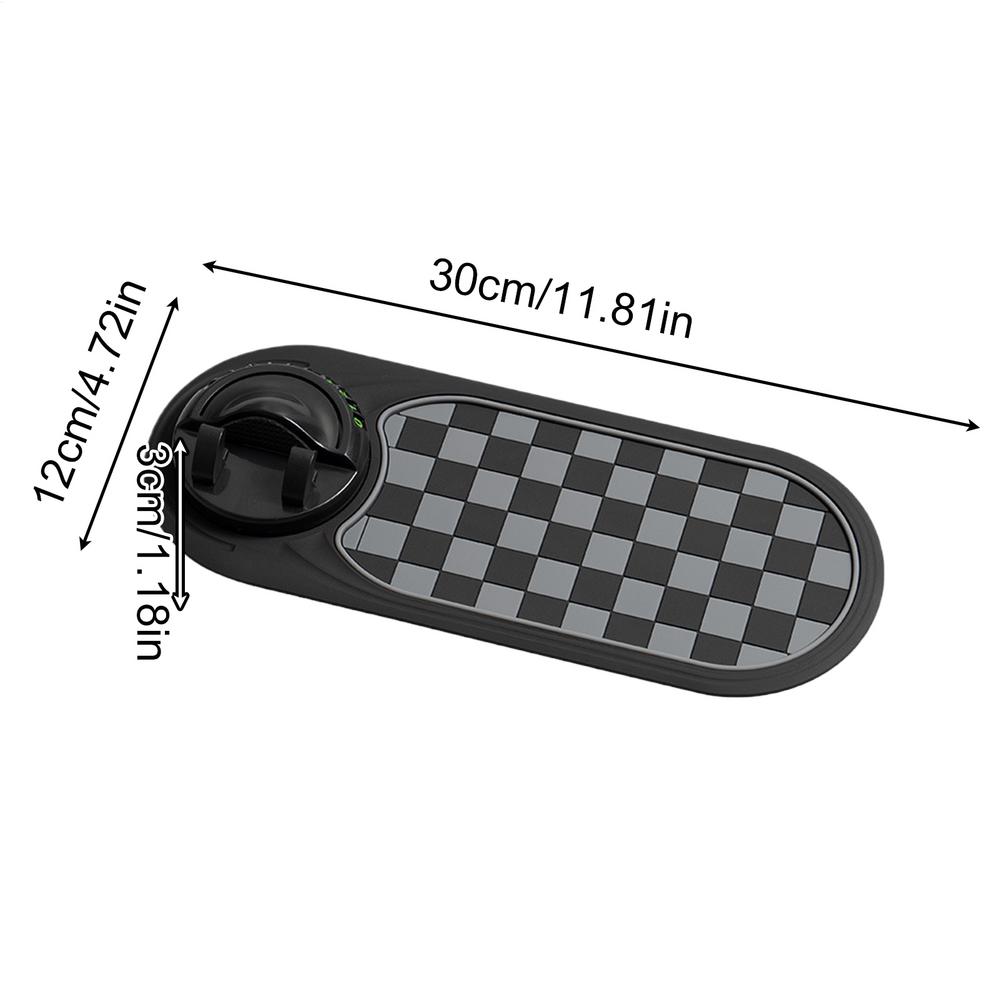 Car Phone Holder Anti-slip Pad Multifunction Car Anti-Slip Mat Phone Stand With Parking Number Organizer For Car Dashboard
