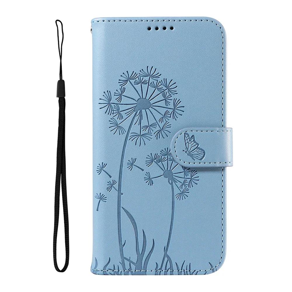 Leather Wallet Case For OPPO A3 A3X Reno 12 11 10 12F 11F A38 A40 A60 A80 K12X A36 A58 A76 A78 A96 Stand Flip Phone Cover Strap Reno12 Pro 5G