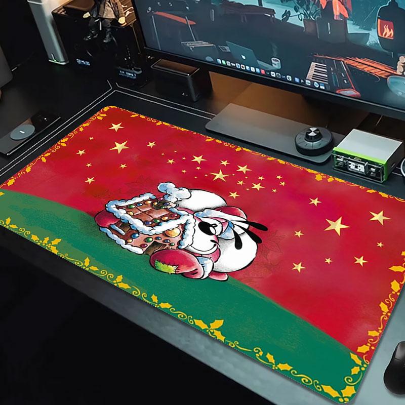 Diddl Large Size Mouse Pad Large Gaming Table Cushion Non-slip Laptop Tablet Big Mousepad XXL Mat Mini PC Playmat With Lock Edge