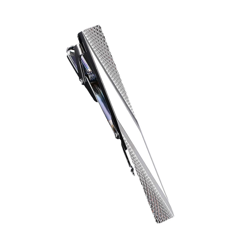 Krawattenklammern Für Herren 3er-Set – Silberfarben, Verstellbarer Verschluss Für Büro, Hochzeit & Formelle Anlässe