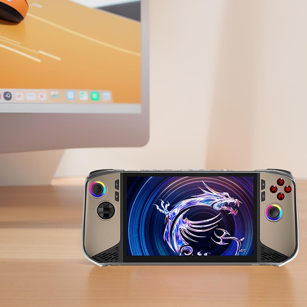 Pour MSI Claw 8 AI+ Étui en TPU Étui de Protection Anti-Rayures Couvercle de Protection Transparent en TPU Coque de Protection Complète Accessoires de Jeu