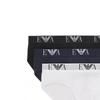 Emporio Armani Ss25 Logo Print Elastic Triangle Underwear 3-Pack Men Underwear 111734CC715-56110
