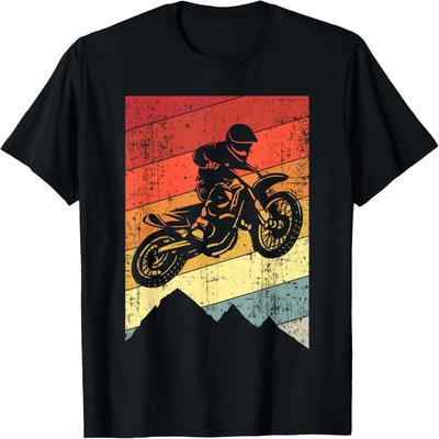 Motocross Bike Vintage Dirtbike Gift Racing Retro Dirt Bike T-Shirt
