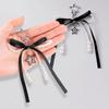 Lovely Bows Keyring Star Keychain Charm Creative Car Key Chain Aesthetic Keyrings Pendant Ornaments Bag Charm