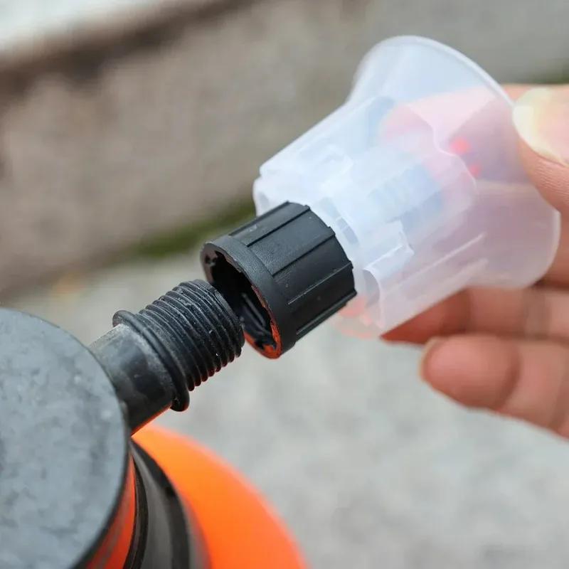 Car Washing Foam Nozzle Auto Hand Operated Pump Foam Sprayer Replaceable Accessories Household Car Wash Liquid Foam Spray Nozzle