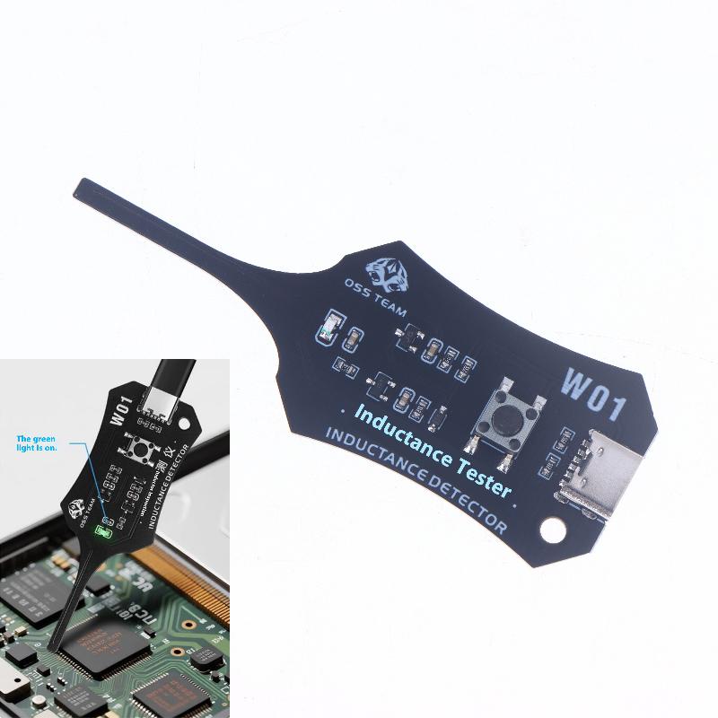 1Pcs Detector Motherboard Inductance Coil Quick Test Detector Tool For Pc Repair Electromagnetic Check Inductance Tester