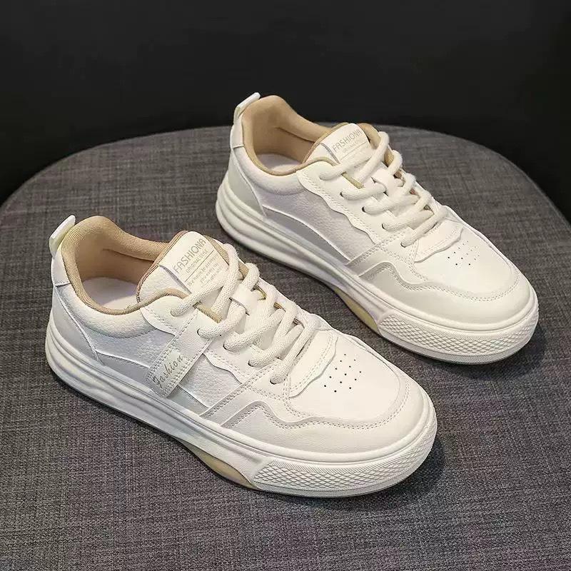 Little white shoes women's spring and autumn versatile women's shoes sports casual thick baseplate shoes round head fashion shoes