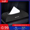 GLC GLB Car Tissue Box Leather Paper Towel Storage Bag Auto Accessories For Mercedes Benz AMG W206 W204 W205 W212 W213 W221 W22