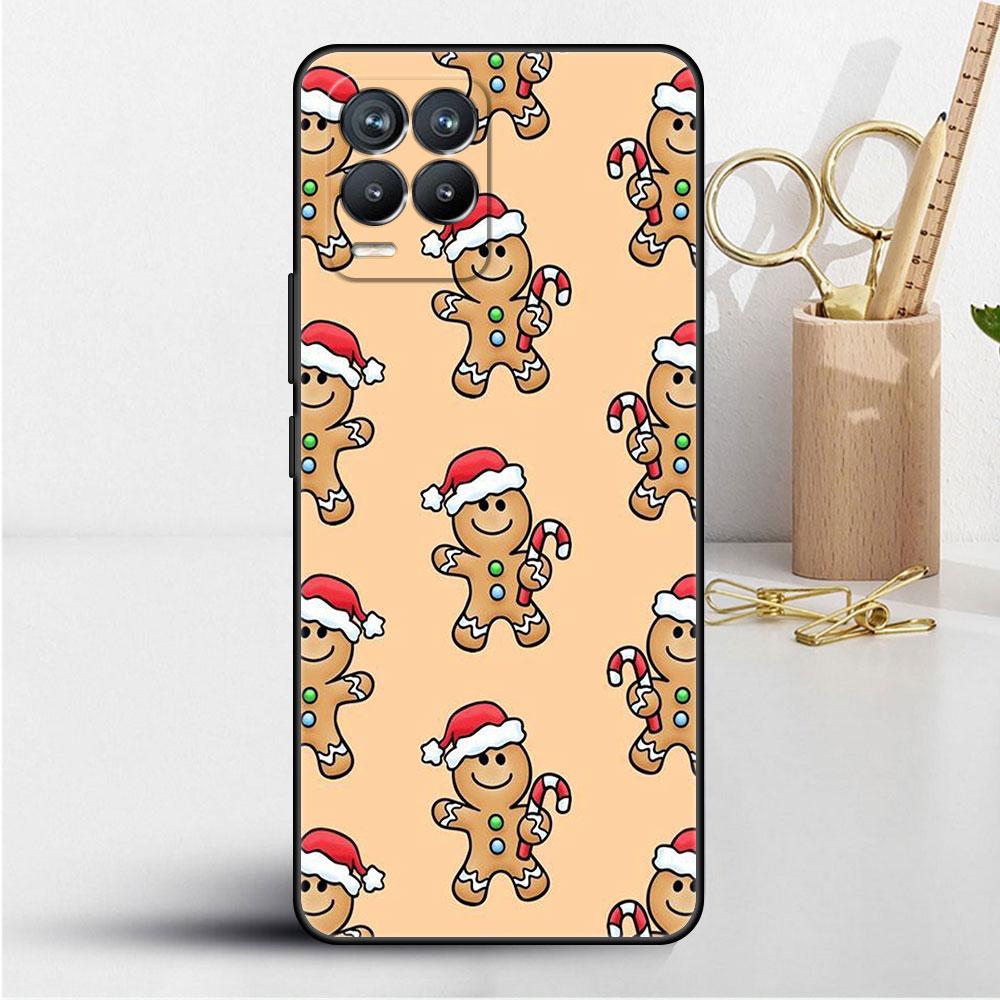 

Сніговик Різдвяний Санта-Клаус Чохол для Realme 8 C21y GT Neo 2 3 8i C21 7 C11 6 C12 C35 C3 GT 9 Pro C12 Силіконова накладка TPU для телефону Realme GT Neo3