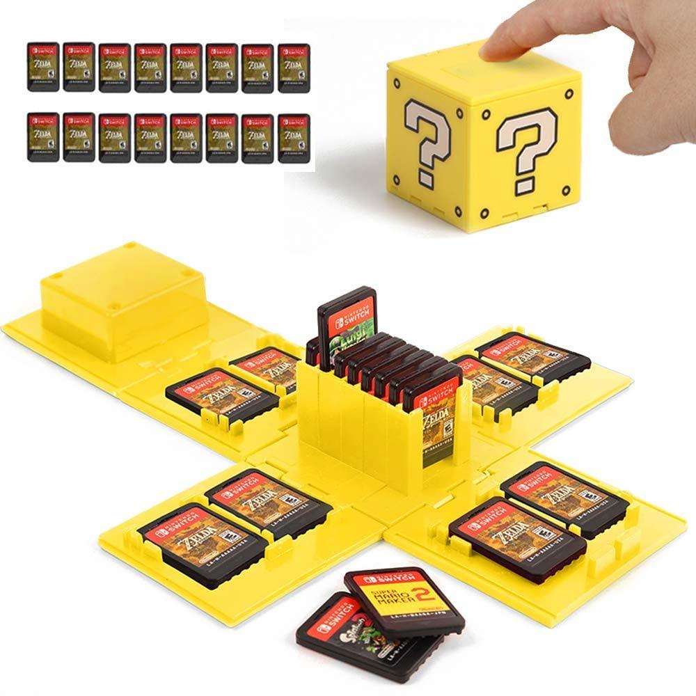 Game Card Case For Nintendo Switch 2/Lite Game Cards 16 Slots Foldable Storage Box