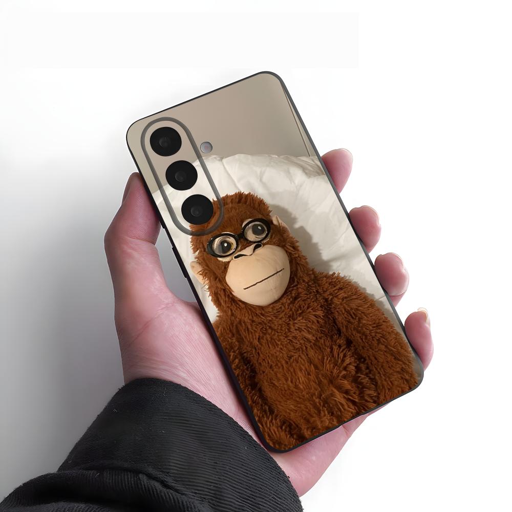 Funny Monkey Phone Case For Samsung A25 A13 A33 5G A54 A36 A35 A56 A52 A14 Shockproof Soft Cover