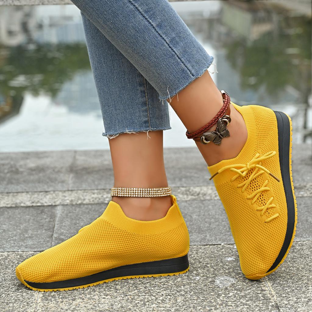 Spring Summer Women Casual Shoes Breathable Walking Mesh Flat Shoes Woman White Sneakers Women Female Shoes
