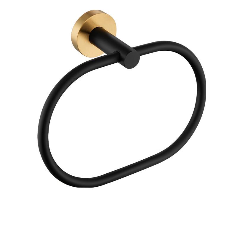 Electroplated Oval Bathroom Towel Rack