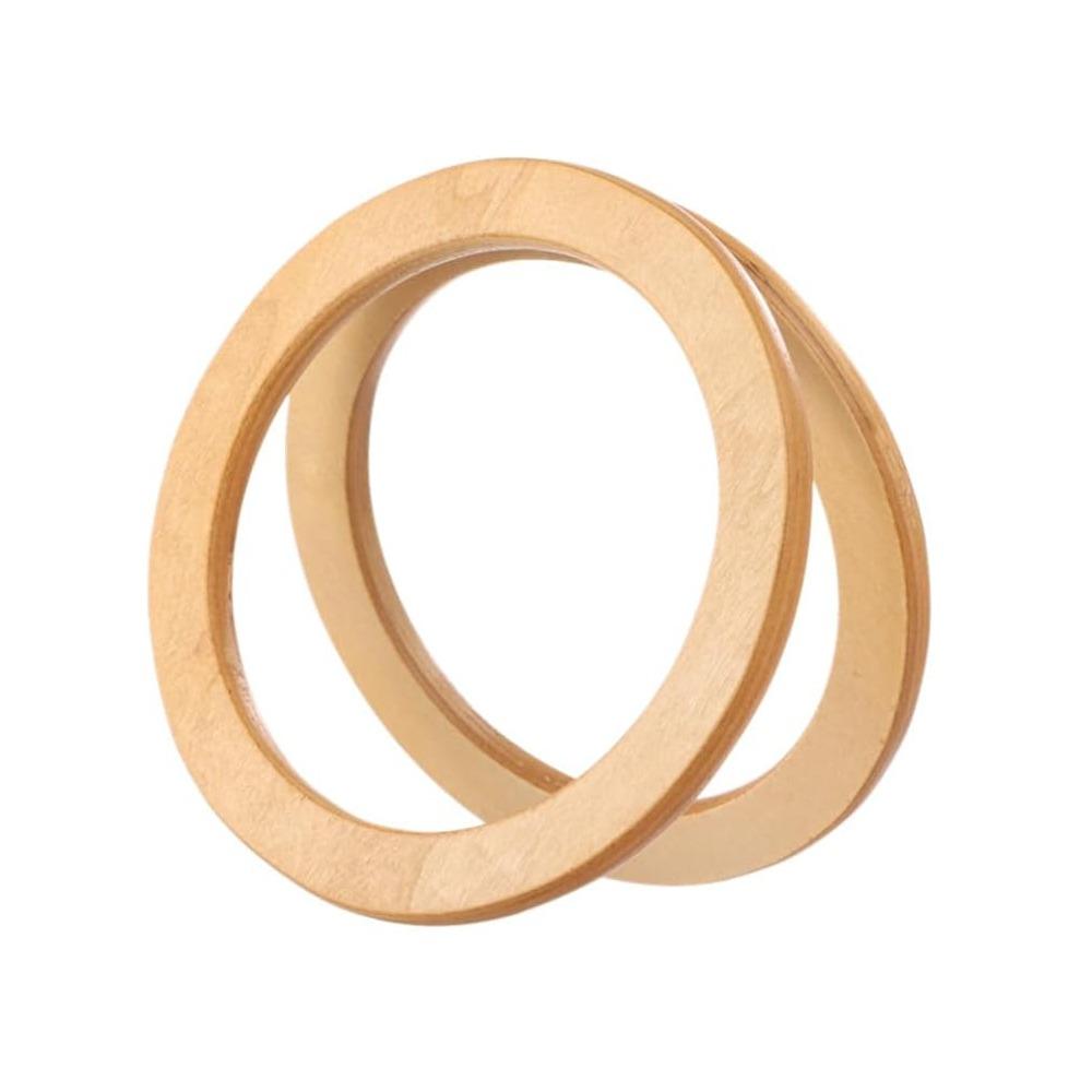 New Wooden Handbag Handles Round DIY Purse Handles Bag Handle естественный