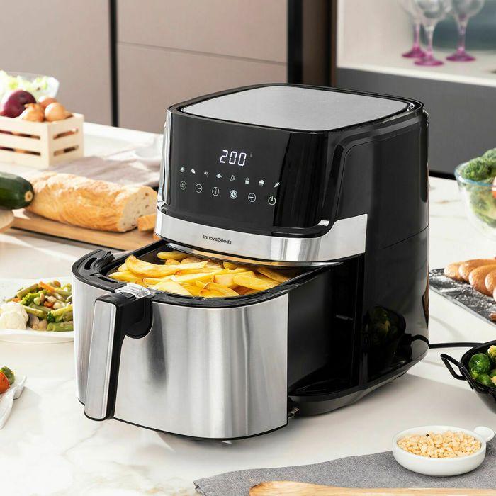 Friteuse à Air - InnovaGoods - 5,5 L - Anti-adhérente - 1700 W - Multifonction 8 programmes