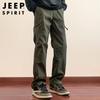 JEEP SPIRIT Men's Loose Straight Fit Cargo Casual Pants