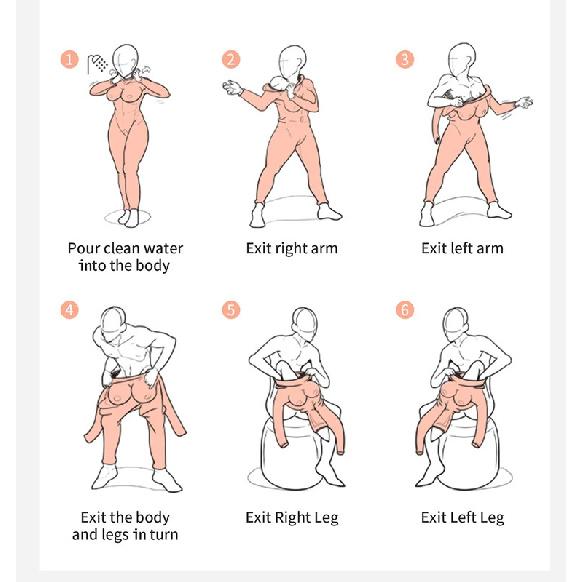 40-80kg Wearable Crossdressing Bodysuit Crossdressing Silicone Bodysuit Crossdresser Bodysuits Cosplay Bodysuit Drag Queen