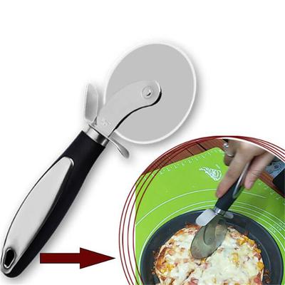 Kráječ na pizzu Nerezová ocel Nůž na pizzu Kolečko Lopatka Nůž na dorty Chléb Koláče Pekáče Kráječ na těsto Kuchyňské nástroje na pečení