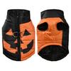 Dog Jacket Small Medium Dogs Cats Party Puppy Costume Warm Pumpkin Print Pet Coat Cute Schnauzer Chihuahua Vest Coat