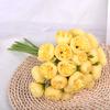Simulated Peony Flowers Bouquet Real Touch No Withering 27 Heads Artificial Flowers DIY Arrangements