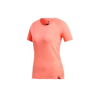 Sports Running Round Neck T-Shirt Women Tops Orange DN3242