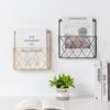 Metal Wall Files Folder Iron Wire Door Hanging Organizers Bookshelf Tabletop Display Stand  Office