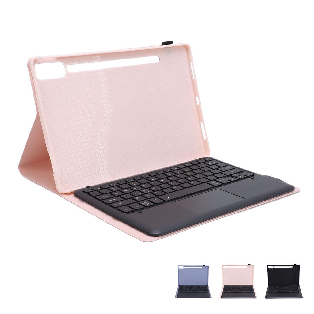 Tablet Keyboard Case with Pen Holder Slim 7 Colors Backlit Detachable Wireless Tablet Trackpad Keybo