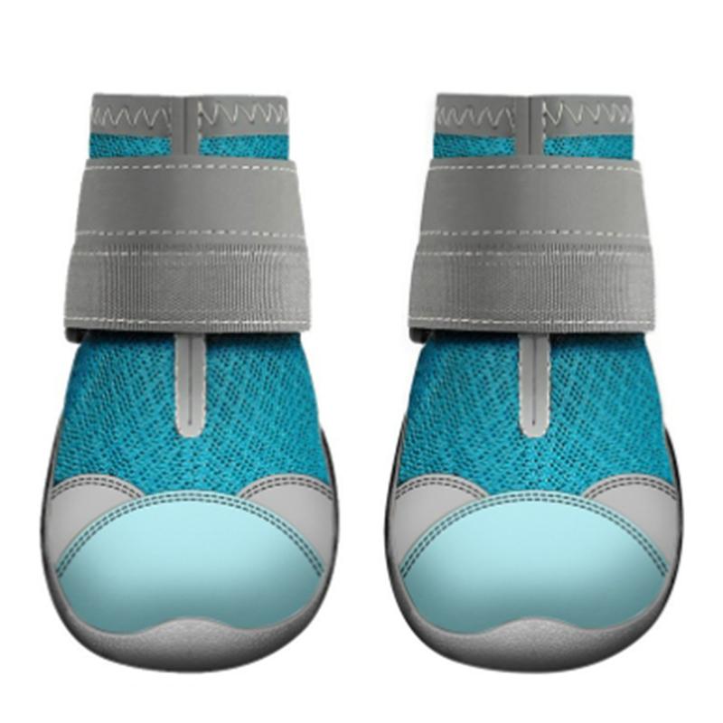 

Резиновая обувь для собак Дышащая и Нескользящая Защита лап 2 шт. в комплекте Уличные ботинки Для досуга Изолируют Защищают лапы собаки Принадлежности 1