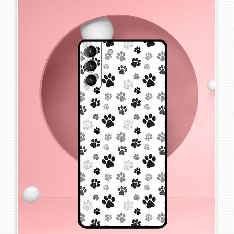 Cat Dog Paws Case For Samsung Galaxy S25 Ultra S21 S22 S23 S24 Ultra S9 S10 S20 Plus S25 FE Cover Funda