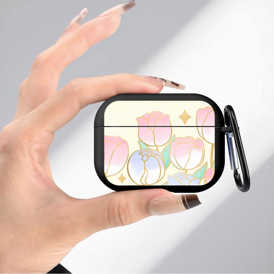 Soft Earphone Cases Cover Case For Airpods Pro 4 2 1 3 Pro3 Pro2 Flower Gradient Color