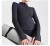 Women's Slim Fit Quick-Dry Zip-Up Yoga Top - Long Sleeve & Bare Feel