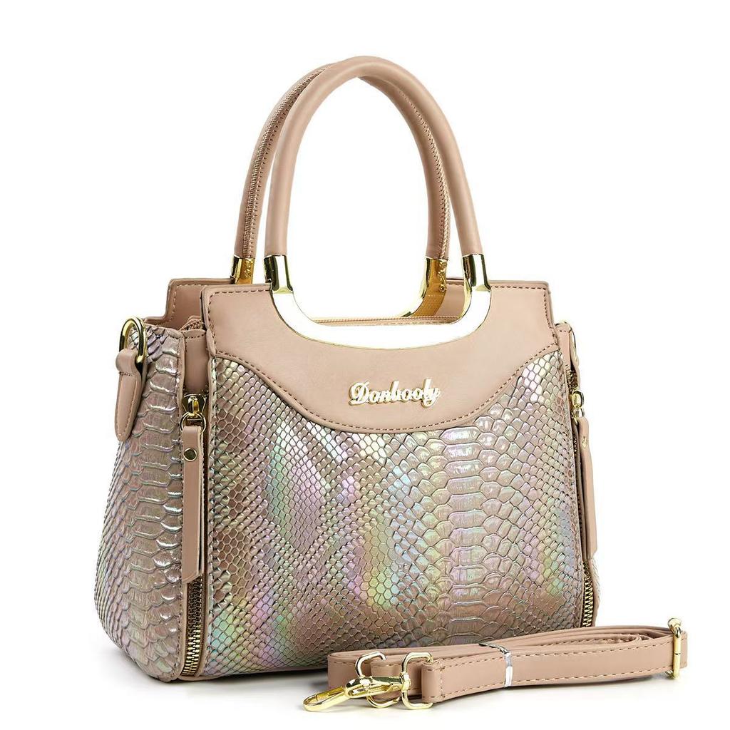 Crocodile Pattern Tote Bags with Top Handle Crossbody Purses for Women Handbag and Purse Women's Patent Leather Top-handle Work Shoulder Satchel