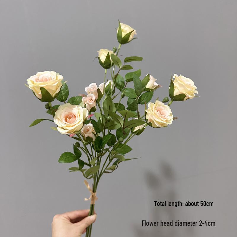 Elsa Rose: Multi-Head Faux Rose Bouquet for Home Decor & Wedding Displays