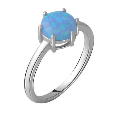 Silberring mit Opal 0,905 ct (2061007) 2,16 gr. 925 Proben