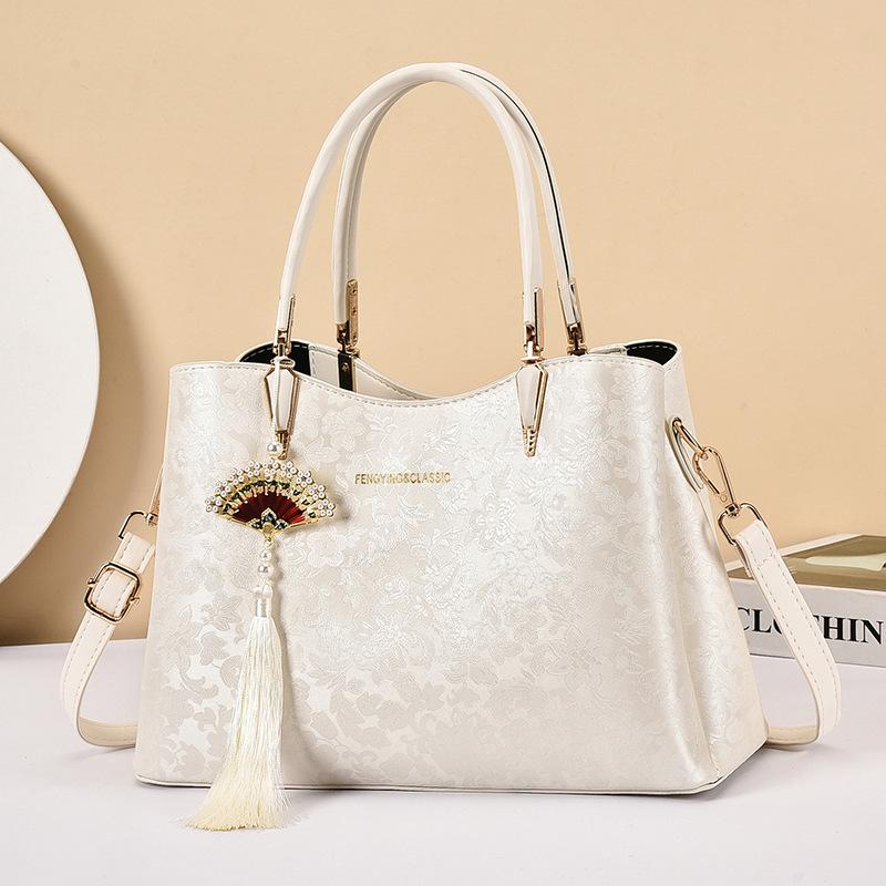 

Premium new portable carry crossbody shoulder bag commuter mother lady middle-aged and elderly large-capacity gift