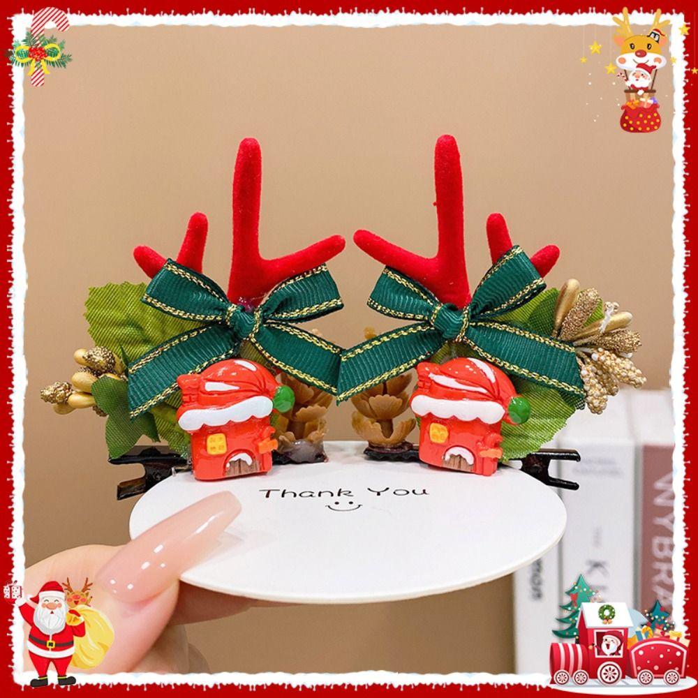 Frohe Weihnachten Dekor Kinder Hirschgeweih Haarspange Weihnachtskostüm Dress Up